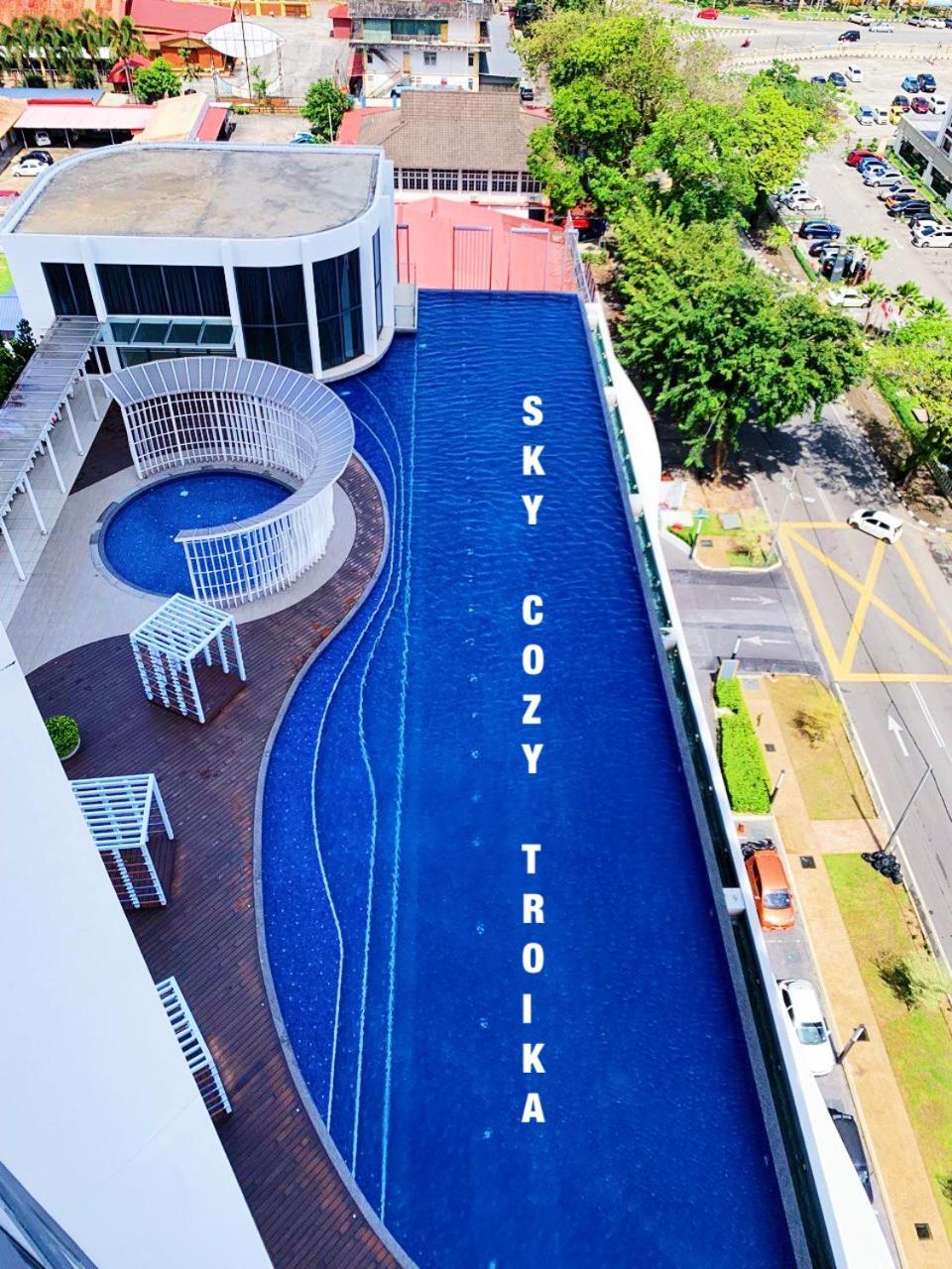 Sky Cozy Troika Residence, 1 Bedroom 4-6 Pax, 2 Bedrooms 6-8 Pax, Pool Vew, Sky & City View, Free Parking, Pool, Unlimited Wifi & Netflix Kota Bharu Exteriér fotografie